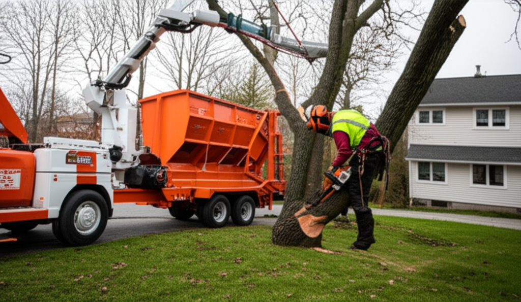 Professional tree removal service in Rhode Island